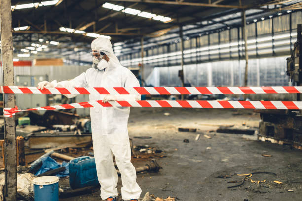Professional Crime Scene Cleanup technician working in Montverde, FL